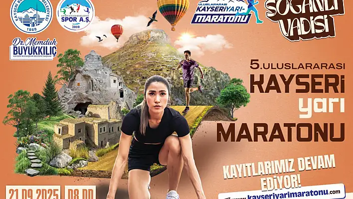 Uluslararası Kayseri Yarı Maratonu heyecanı başlıyor - Parkurlar belli oldu!