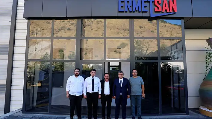 Vali Çiçek, Ermetsan'ı ziyaret etti