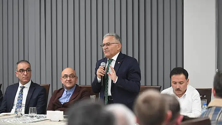 Vali Çiçek ve Büyükkılıç önemli konuları masaya yatırdı