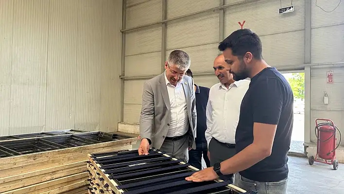 Vekil Çopuroğlu programlarına fabrika ziyaretleriyle  başladı