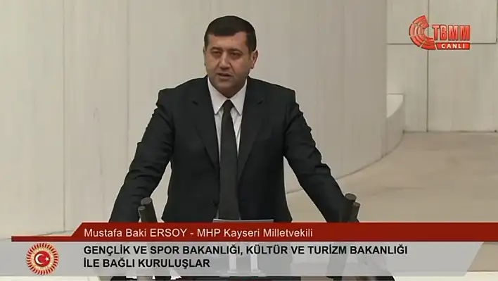 Vekil Ersoy, TBMM'de Kayseri'nin sesi oldu!