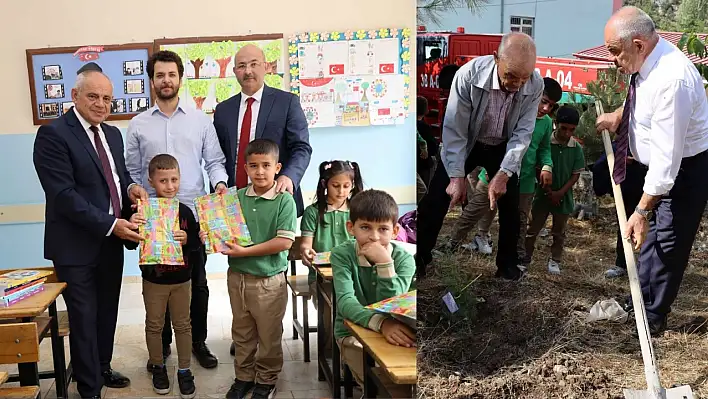 Yahyalı'da ilk ders fidan dikimi!