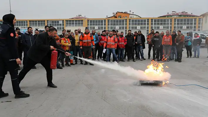 Yangın Tatbikatı Heyecanlı Anlara Sahne Oldu