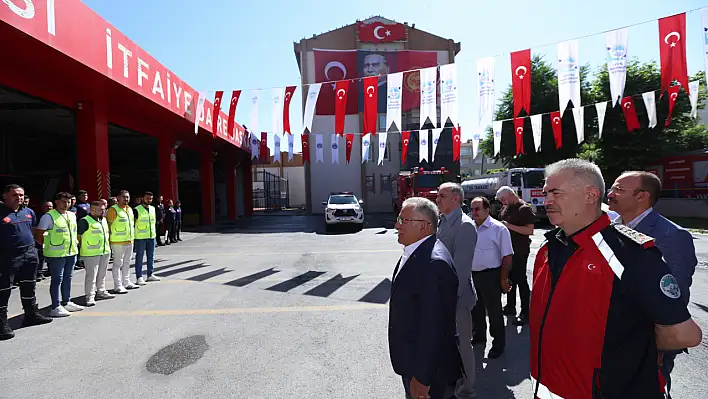 Yangının kahramanları Kayseri'ye döndü
