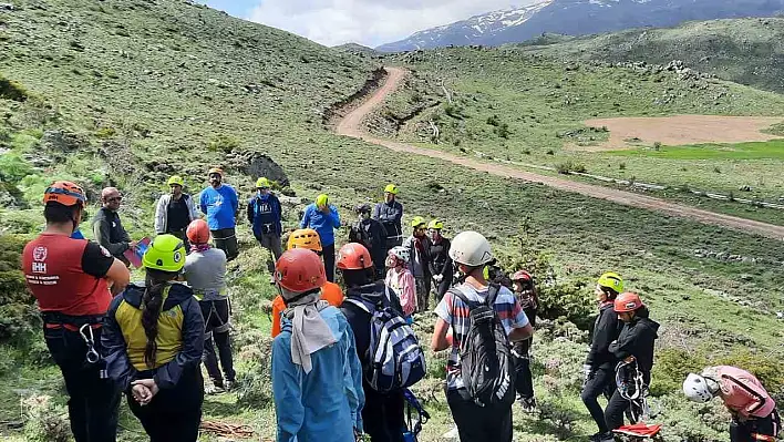 Dağcılık eğitimi tamamlandı