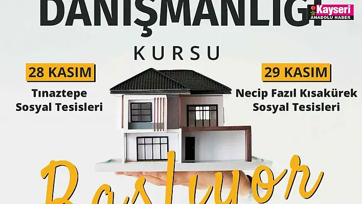 'Emlak Danışmanlığı Kursu' başlıyor