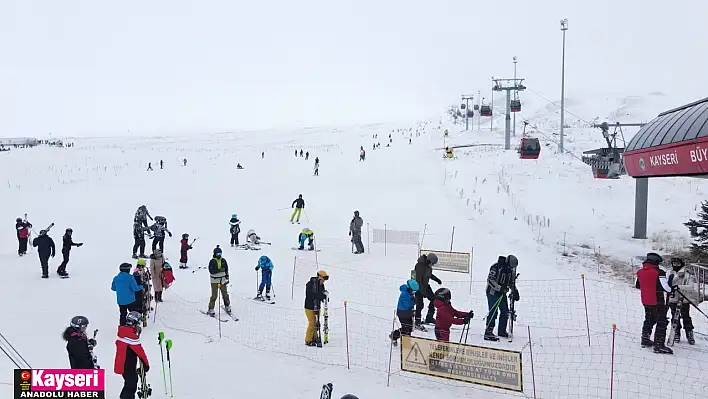 Yılbaşında Erciyes'te oteller dolu olacak