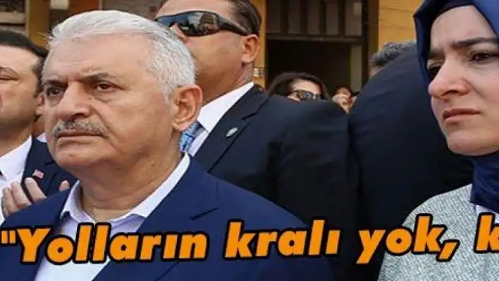 Yıldırım: Yolların kralı yok, kuralı var