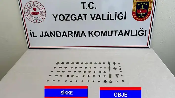 Yozgat'ta 69 adet tarihi obje ele geçirildi!