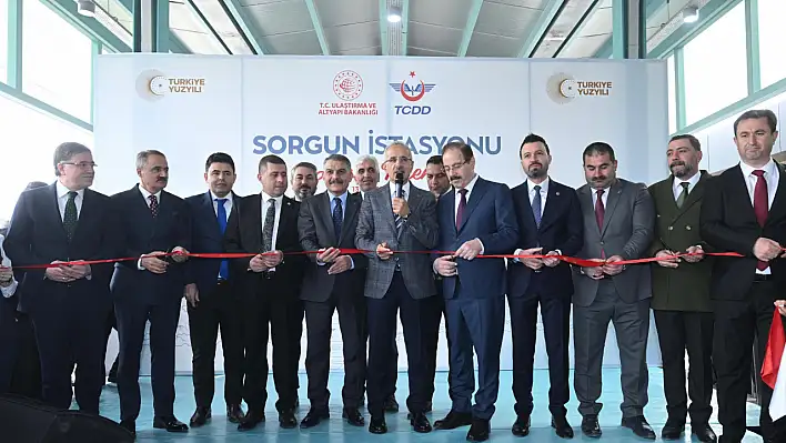 Yozgat'ta hızlı tren gar açılışı yapıldı! Bakan'dan açılışta Kayseri açıklaması...