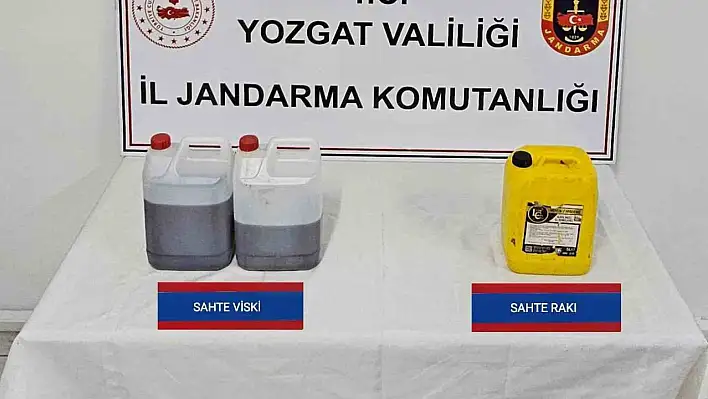 Sahte içki operasyonu: 1 gözaltı