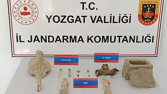 Yozgat Jandarması'ndan Tarihi Eser Kaçakçılarına Darbe!