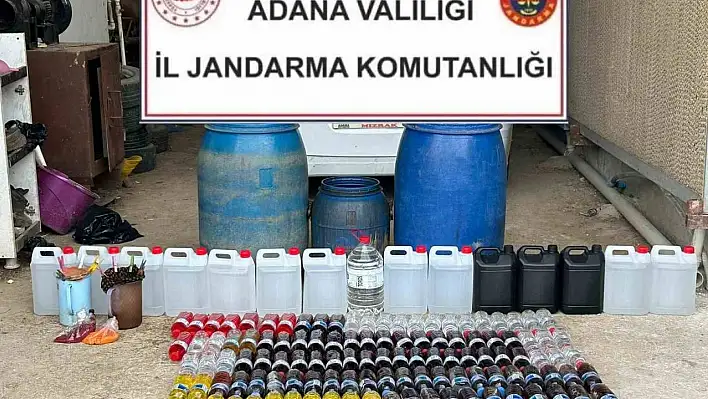 200 Litre Sahte İçki Yakalandı