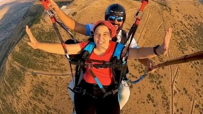 Kayseri'de yürüme engelli kadının hayali gerçek oldu!