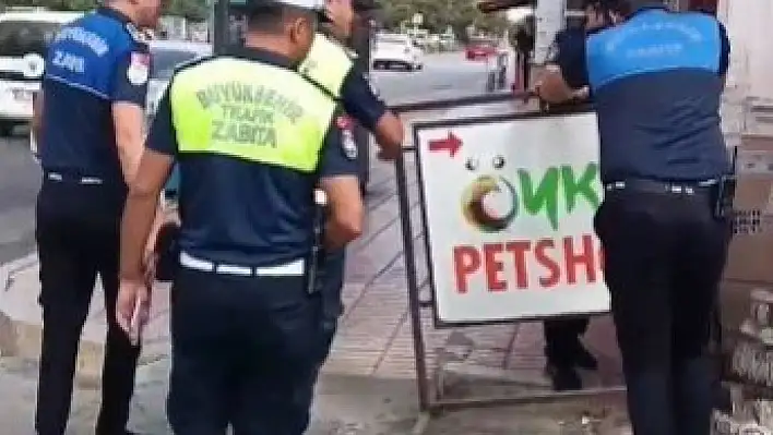 Zabıta ekiplerinden denetim!