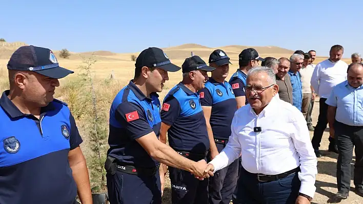 Zabıta haftası kutlamaları fidanlarla taçlandı!