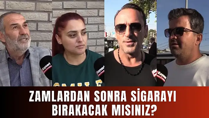 Zamlardan sonra sigarayı bırakacak mısınız? – Anadolu Haber Sokakta…