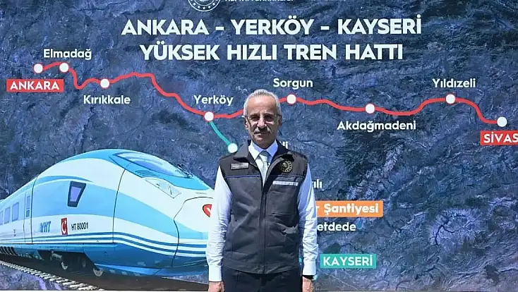 Bakanın Kayseri programı belli oldu: Hızlı Tren şantiyesi ilk sırada!