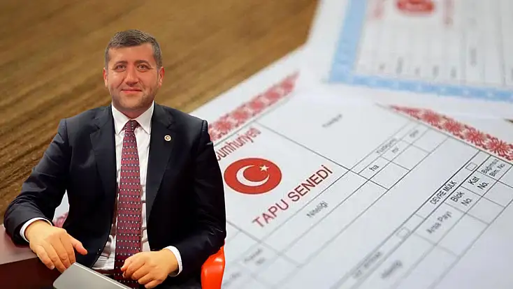 Baki Ersoy’dan Kayseri’deki tapu mağduriyetine çözüm talebi