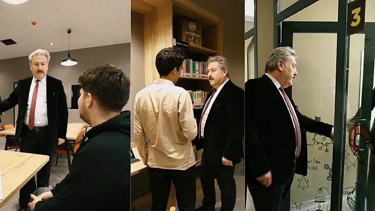 Başkan Palancıoğlu öğrencilerle sohbet etti, eksikler tek tek belirlendi