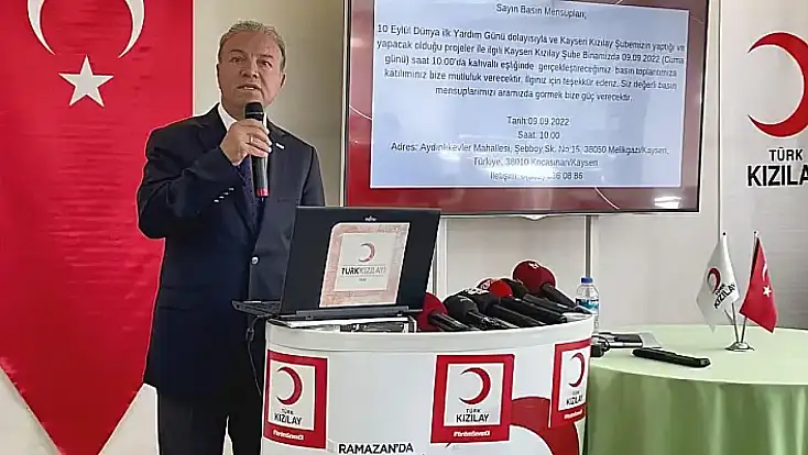Genel Merkez düğmeye bastı: Kızılay Kayseri yönetimi istifa etti