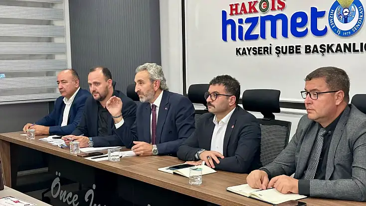 HİZMET-İŞ Kayseri Şubesi’nde Eylül ayı toplantısı gerçekleştirildi