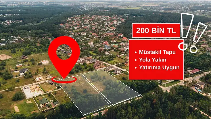 Kayseri’de arsa fiyatları cep yakıyor! 200 bin TL’ye arsa satışı başladı