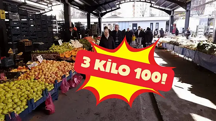 Kayseri’de beklenen ürün tezgahlara düştü: 3 kilosu 100 lira!