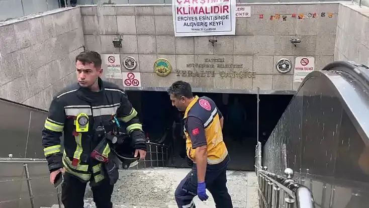 Kayseri'de beton harcı vatandaşların üzerine döküldü: İşte sıcak görüntüler!