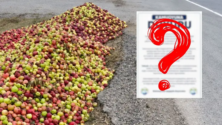 Kayseri’de elmalar ziyan mı edildi? Belediyeden iddialara yanıt