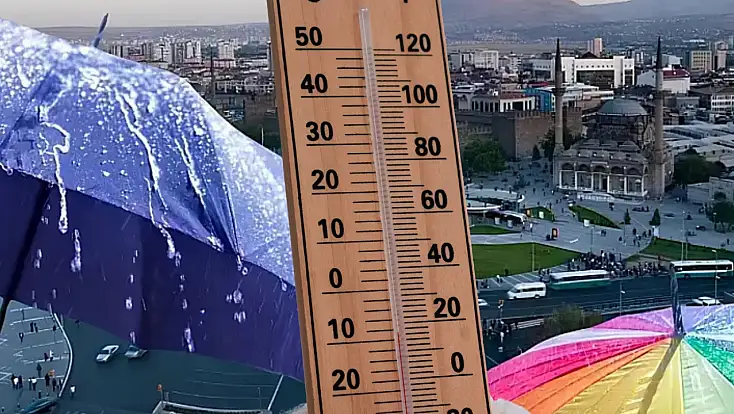 Kayseri’de gök gürültülü sağanak kapıda: Sıcaklık 7 derece düşecek