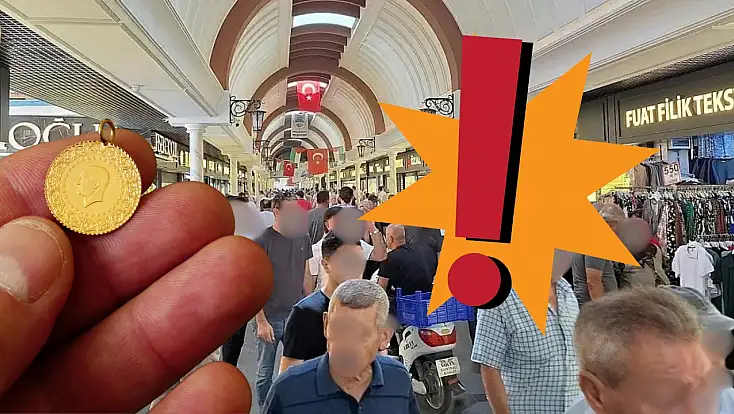 Kayseri'de Kazancılar Çarşısı karıştı: Gram altın paniği çeyrek altını gündeme getirdi!