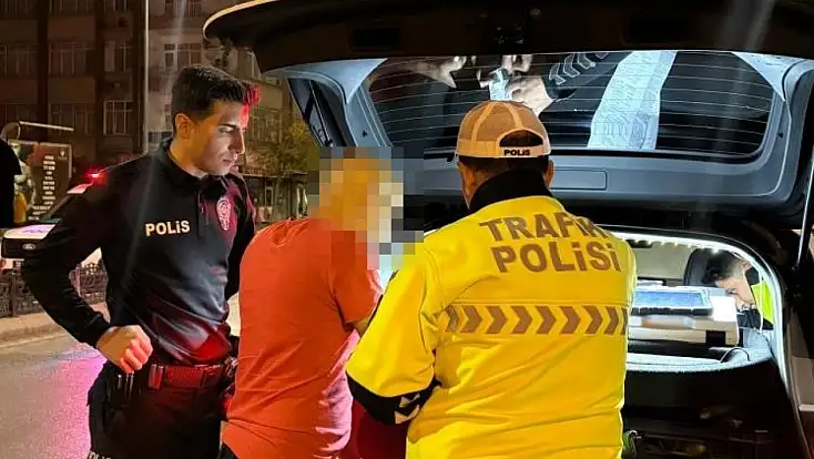Kayseri'de otomobiliyle uyuyakaldı: Sürücüye ceza yağdı!