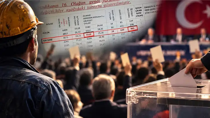 Kayseri'de sendika gündemini karıştıracak rakamlar! İşin içinde 961 kişi var