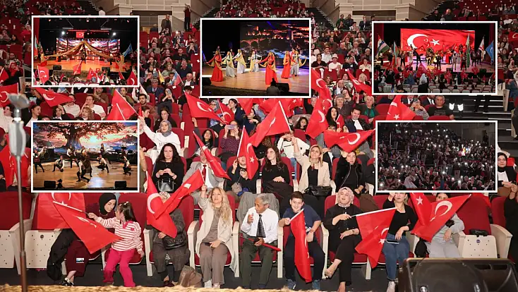 Kayseri'de unutulmaz gece! Türk dünyasının ezgileri salonu coşturdu