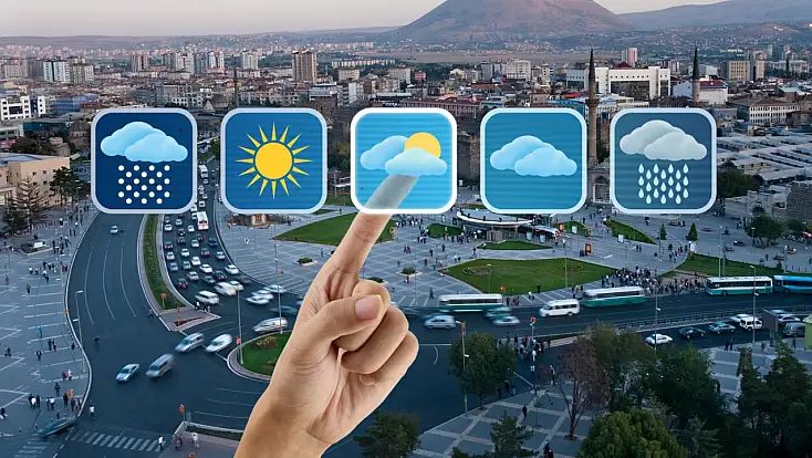 Kayseri için 5 günlük tahmin açıklandı: En sıcak gün belli oldu