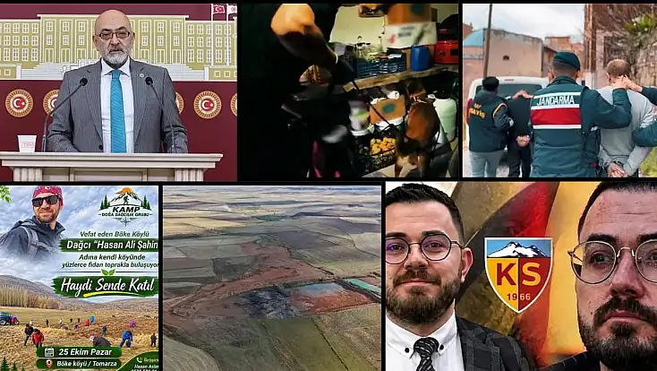Kayseri’nin 23 Ekim mesaisi: Aranan şahıslar, Milletvekili Cıngı, anlamlı etkinlik, Emin Akpınar…