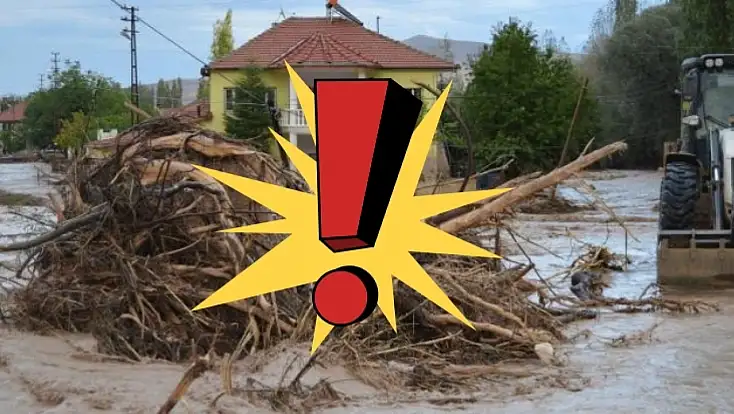 Kayseri’nin o ilçelerine tehlike çanları! Meteoroloji saat verdi