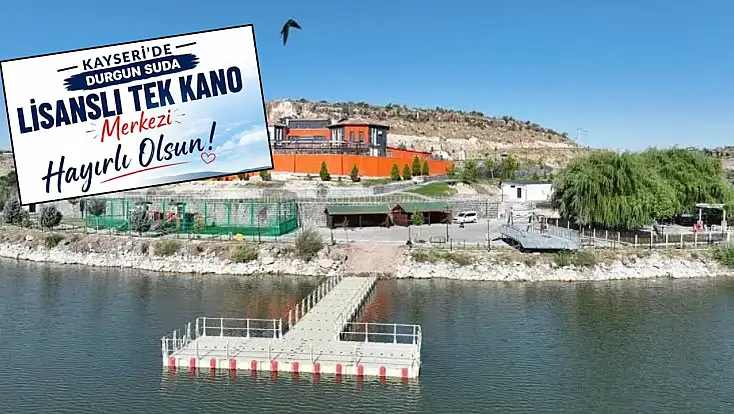 Kayseri’nin tek lisanslı merkezi oldu – Su sporlarında bir gelişme daha!
