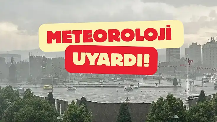 Meteoroloji Kayseri’nin 6 ilçesini uyardı: Yarın bu saatlere dikkat!