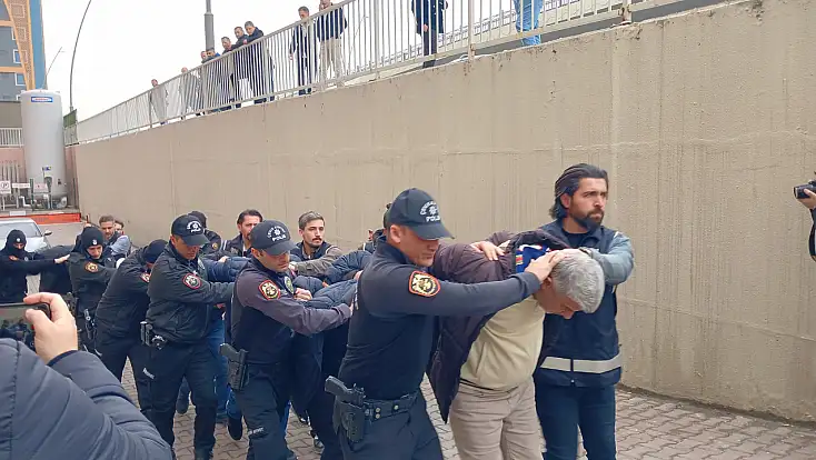 Organize suç örgütlerine eş zamanlı operasyonda gözaltına alınan çok sayıda şüpheli tutuklandı!