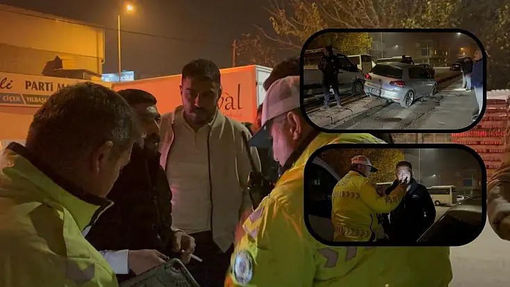 Polis ekiplerine çarpıp kaçan alkollü sürücü yakalandı: ''Cinayet mi işledik?''