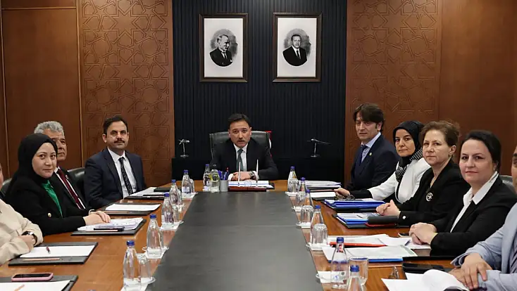 Kocasinan Kaymakamlığı'nın o çalışması Vali Çiçek başkanlığındaki toplantıda masaya yatırıldı!