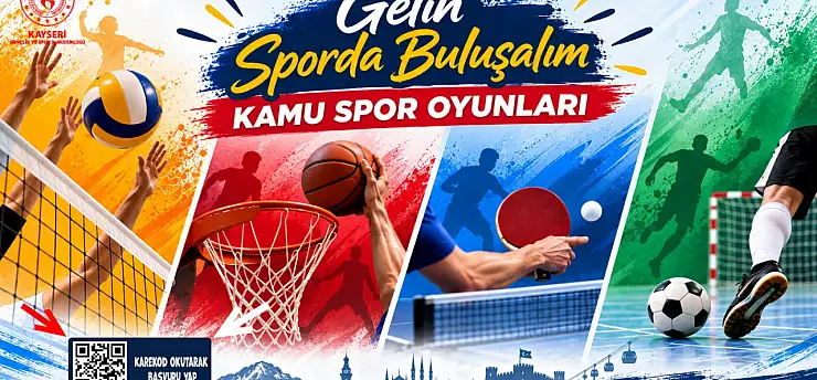 Kayseri'de kamu çalışanları sahaya çıkıyor: 4. Kamu Spor Oyunları için tarih belli oldu!