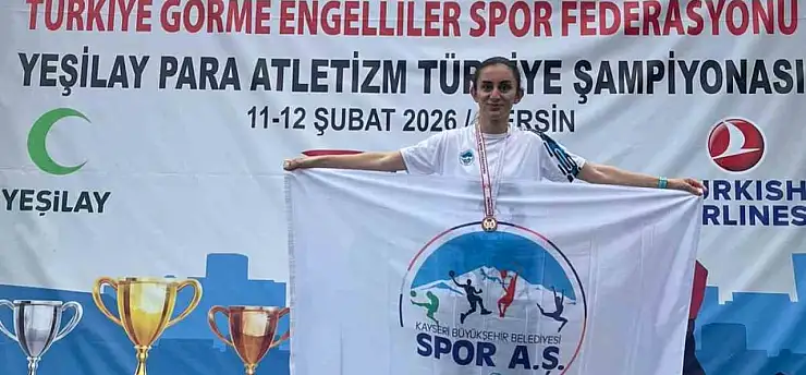 Kayseri Spor A.Ş. sporcuları Türkiye Şampiyonası'na damga vurdu