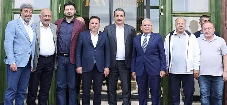 Kayserispor-Bursaspor maçı öncesi aynı masada buluştular