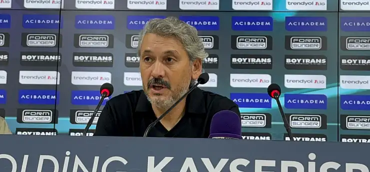 Kayserispor Teknik Direktörü Atila Gerin: Halletmemiz gereken konular var