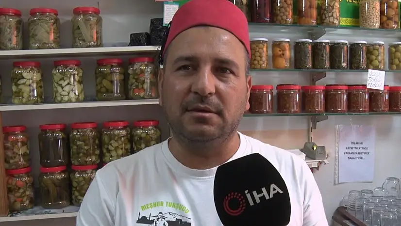 Kayseri'de kış hazırlığı: Tezgahlar 85 çeşit turşuyla doldu