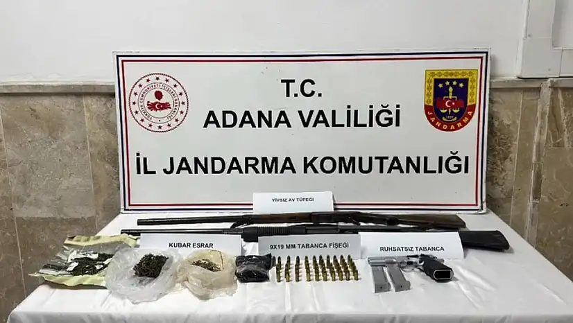 Adana'da 3 adrese eş zamanlı operasyon