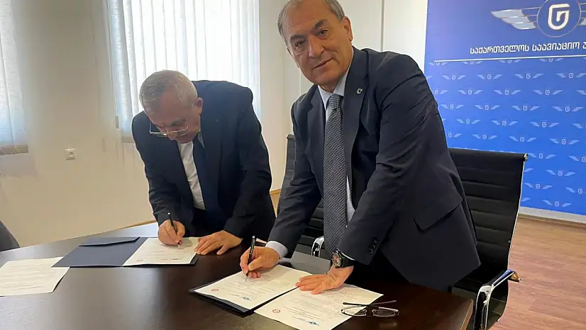 ATÜ'den Gürcistan ile havacılık alanında iş birliği!